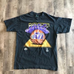 vintage utah jazz shirt